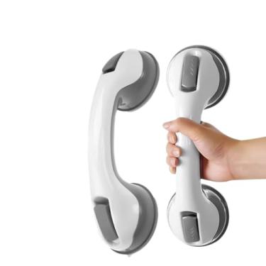 Imagem de Kit 2 Barras De Apoio Banheiro Portátil Reforçadas Idosos Deficientes Com Ventosa(2)