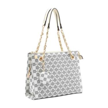 Imagem de Bolsa Feminina de Ombro Chenson CG85023 Original New Cristal, Off, Whi