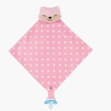 Imagem de Naninha Para Bebê Bichinho Pelúcia com Prendedor de Chupeta - Kolim En
