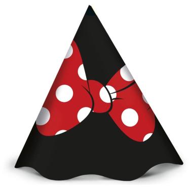 Imagem de Kit Chapéu Minnie Mouse Aniversário Festa 12 Unidades