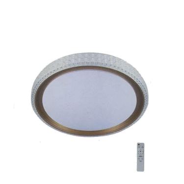 Imagem de Plafon Led Redondo Kenle 50Cm 36W 3 Tons Dourado Novo