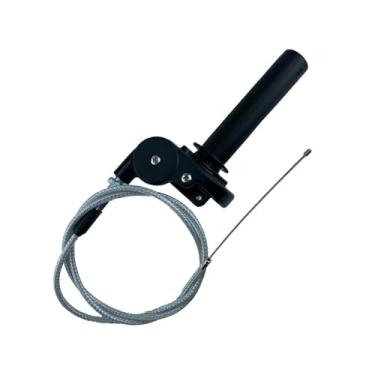Imagem de Aperto universal do acelerador de motocicleta 7/20.3 cm 22 mm com cabo de acelerador para KLX CR CRF EXC XR TTR CB SSR CRF50 CRF230 50 70 110 125 230 250 Dirt Pit Bike Motocross Motocross (preto)