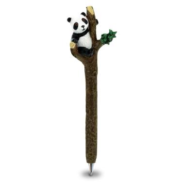 Imagem de Caneta esferográfica Planet Pens Panda Novelty - Caneta esferográfica divertida e exclusiva para crianças e adultos, caneta de escrita colorida da vida selvagem para artigos de papelaria, decoração de mesa de escritório e escola