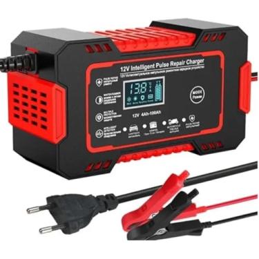 Imagem de Carregador de bateria automotivo inteligente 12V/6Amp, Bivolt, Leve, Portátil