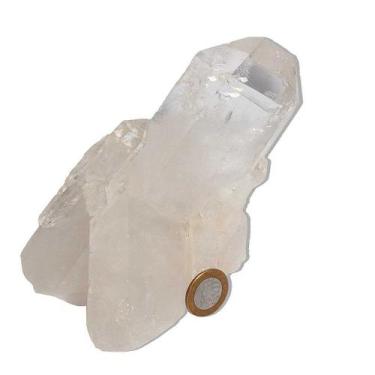 Imagem de Drusa de Cristal Quartzo Natural - Aglomerado de Pontas Naturais - 1,0