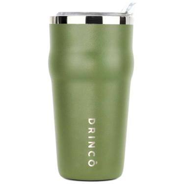 Imagem de Copo Térmico 600 mL para Cerveja, Café com Isolamento a Vácuo, DRINCO, Verde