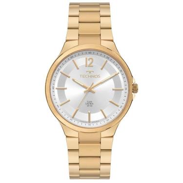 Imagem de Relógio Technos Masculino Slim Dourado - GL32BK/1K-Masculino