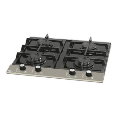 Imagem de Fogão Cooktop Gás Fischer Platinium Vidro Preto Bivolt 4 B Voltagem:127V/220V;Cor:Vidro preto