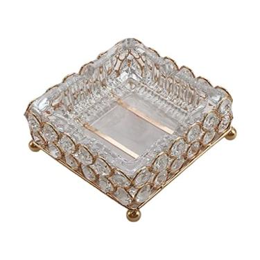Imagem de Cinzeiro de ervas daninhas para casa quarto cinzeiro de vidro sala de estar escritório grande personalidade cinzeiro moderno moderno cinzeiro alto para cigarros