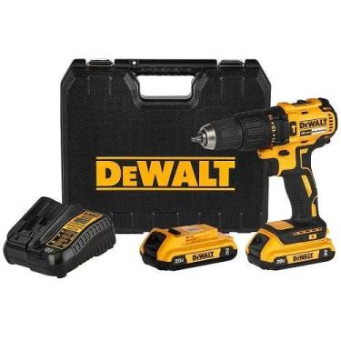 Imagem de Parafusadeira Furadeira Bateria 20V 1/2 DEWALT Com Bateria Dewalt - DE