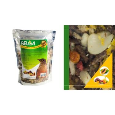 Imagem de Kit 2 Rações Mistura para Passarinhos / Pássaro Preto Sabiás Melros Ol