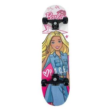 Imagem de Skate Barbie Com Acessórios De Segurança - Fun - FUN DIVIRTA-SE, Azul