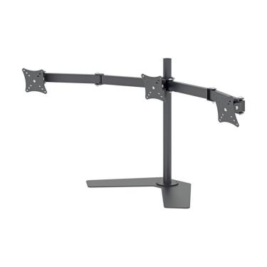 Imagem de Suporte De Mesa Articulado Multivisao Com Inclinacao Para Tres Monitores De 10 A 24