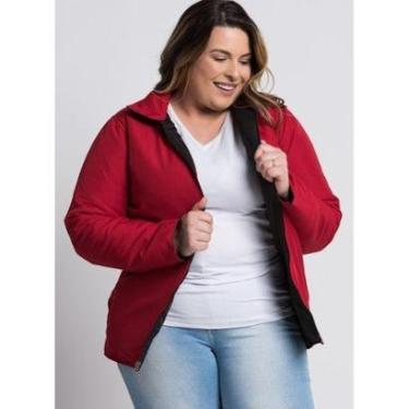 Imagem de Jaqueta Feminina Plus Size Dupla Face Microfibra - Serena-Feminino