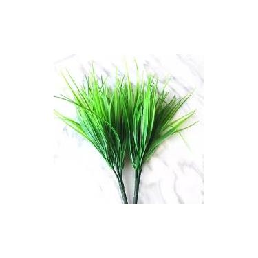 Imagem de Mudas artificiais com galhos de vegetação sintética, folhas verdes artificiais para casamento, buquê de flores, decorações de casa