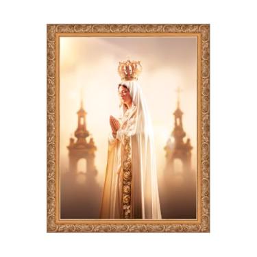 Imagem de Quadro Nossa Senhora de Fátima (versão 2) com moldura (G)