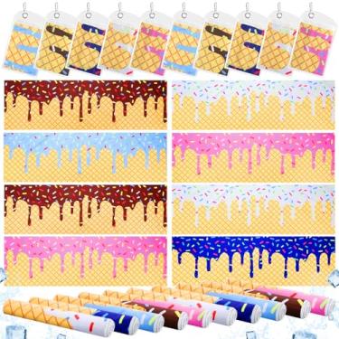 Imagem de Breling Conjunto de 20 toalhas refrescantes de creme de beisebol com sacos 40 x 12 toalhas de resfriamento de gelo microfibra panos esportivos absorventes pano de lavagem fria para clima quente