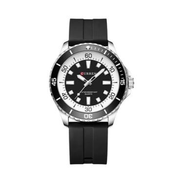 Imagem de Relógio De Quartzo Masculino À Prova d'Água Com Pulseira De Silicone L