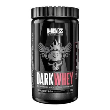 Imagem de Whey Protein Concentrado Dark Whey 900g - Darkness, Chocolate Maltado,