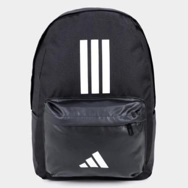 Imagem de Mochila Adidas Clássica Treino 3 Listras 27.5L, Preto, Único