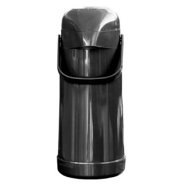 Imagem de Garrafa Térmica Pequena 500ml Preta Quente Frio Café Chá Termolar, 500