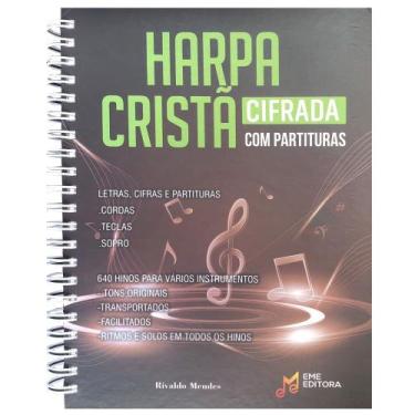 Imagem de Harpa Cristã Cifrada com Partituras - EME Editora, Único