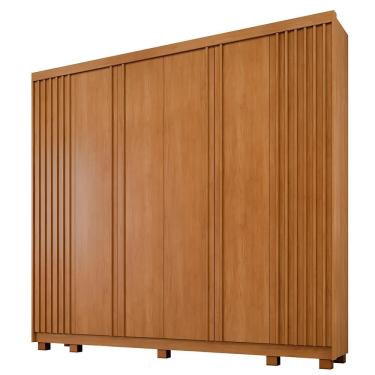 Imagem de Guarda-roupa 6 Portas 6 Gavetas Arezzo - Benetil Cinamomo