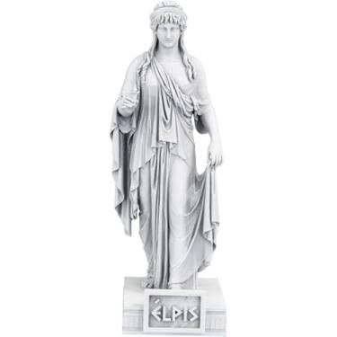 Imagem de Estátua Élpis Deusa Grega Personificação da Esperança (Cor Mármore)