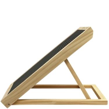 Imagem de Rampa Para Cachorro Gatos Antiderrapante Madeira Ajustável Cães Rampa Pet