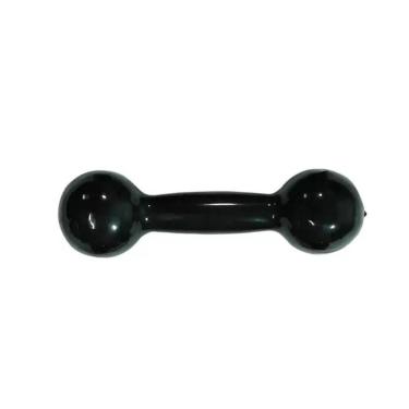 Imagem de Halter 1kg PVC Preto Emborrachado Rythmoon-Unissex