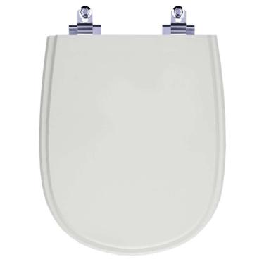 Imagem de Assento Sanitário Laqueado Soft Close Paris Sterling Silver (cinza Claro) Para Vaso Ideal Standard