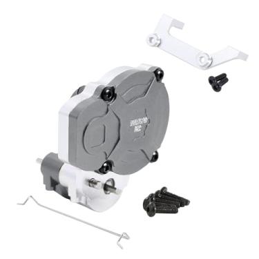 Imagem de Metal Transmission Gearbox with Bracket for FMS FCX24 1/24 Power Wagon FCX18 Land Cruiser LC80 K5 Blazer RC Crawler Upgrade Part (Titanium for FCX18)