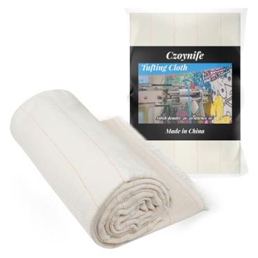 Imagem de Pano de tufos de 203 cm x 203 cm com linhas marcadas para tapetes, pano grande de monges overlock para agulha de perfuração, pistolas de tufos