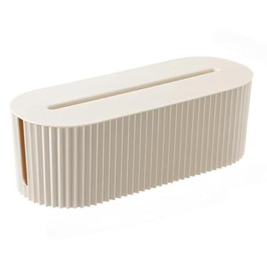Imagem de Organizador de Mesa Para Cabos e Fios Multiuso Armazenamento de Tomadas Caixa