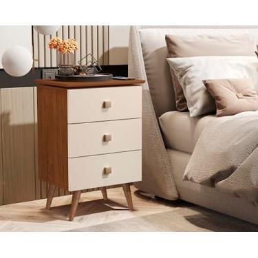 Imagem de Mesa Lateral Life - JM3 Moveis (Freijó/Off White)