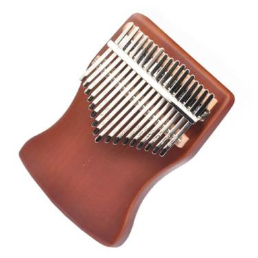 Imagem de Piano de polegar Kalimba feito à mão, portátil, de madeira maciça, 17 tons, para adultos iniciantes