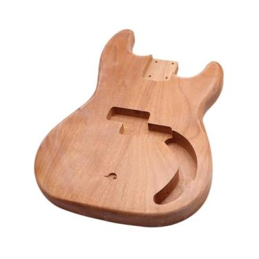 Imagem de Colaxi Corpo de guitarra elétrica Diy Blank Guitar Barrel para amantes de artesanato DIY Luthiers