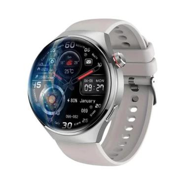 Imagem de Relógio Inteligente Masculino 4 Ultra HD AMOLED Com GPS, Monitor De Fr