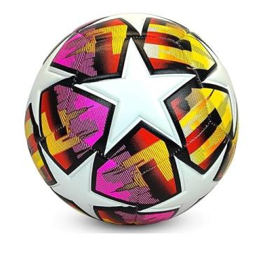 Imagem de Bola de futebol, atividades esportivas ao ar livre e interna, escola, antiexplosão, design clássico, treinamento, prática, futebol-Ero-03 rosa amarelo