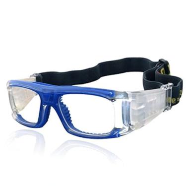 Imagem de VOLOCOVER (TM Óculos de proteção esportivos para basquete, futebol, voleibol, squash, hóquei (azul)