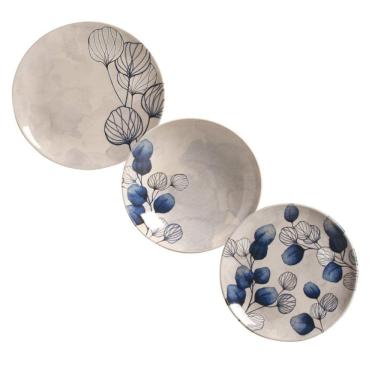 Imagem de Jogo De Pratos 18 Peças Coup New Blue Porto Brasil