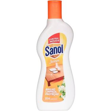Imagem de Sanol Lustra Móveis Brilho Prático Jasmim 200 Ml Laranja