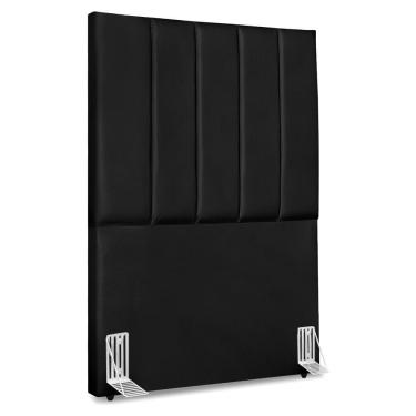 Imagem de Cabeceira Solteiro 100 Cm Com Frame Dalia Corino Preto Artte Preto