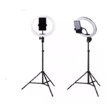 Imagem de Luminária Led Ring Light Tripe Suporte Celular - Exito