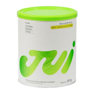 Imagem de Jui Suco Verde em Pó Sabor Abacaxi com Hortelã 30 Doses, Vegano, 100% Natural, Sem Açúcar, Sem Glúten, Sem Lactose, Para Inchaço, Digestão e Vitalidade
