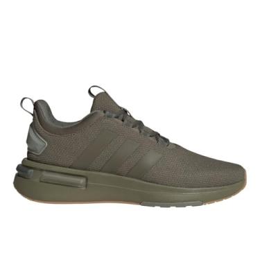 Imagem de adidas Tênis masculino Racer Tr23, Strata verde-oliva/Strata verde-oliva/seixo prata, 13