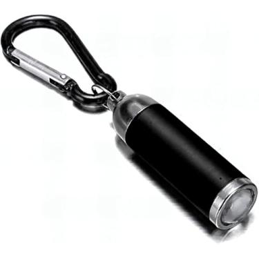 Imagem de Lanterna LED Chaveiro Mosquetão de Bolso Portátil, Multifuncional Pequena e Compacta, Luz de Emergência