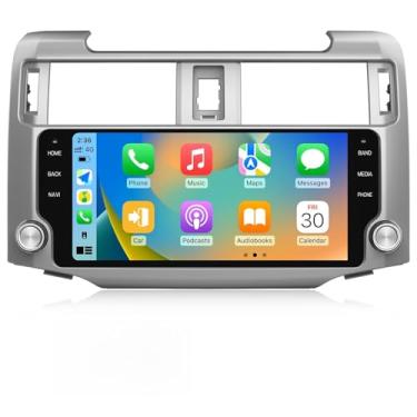 Imagem de Rádio de carro estéreo para Toyota 4Runner 2010-2023 unidade principal com GPS automotivo sem fio CarPlay Android