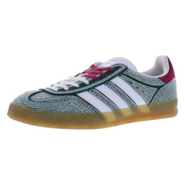 Imagem de adidas Tênis masculino Gazelle Indoor, Verde universitário/branco-nuvem, verde, 41