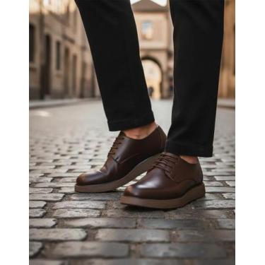 Imagem de Sapatênis Sapato Masculino New Crepe Clássico Esportivo Cor:PretoTaman